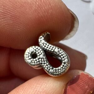 Pandora Silver Textured Leo ♌️ zodiac Charm